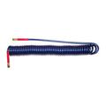 Rema Coilhose Pneumatics Coiled Nylon Air Hose .25 in. Swivel Fittings, 6PK 841P